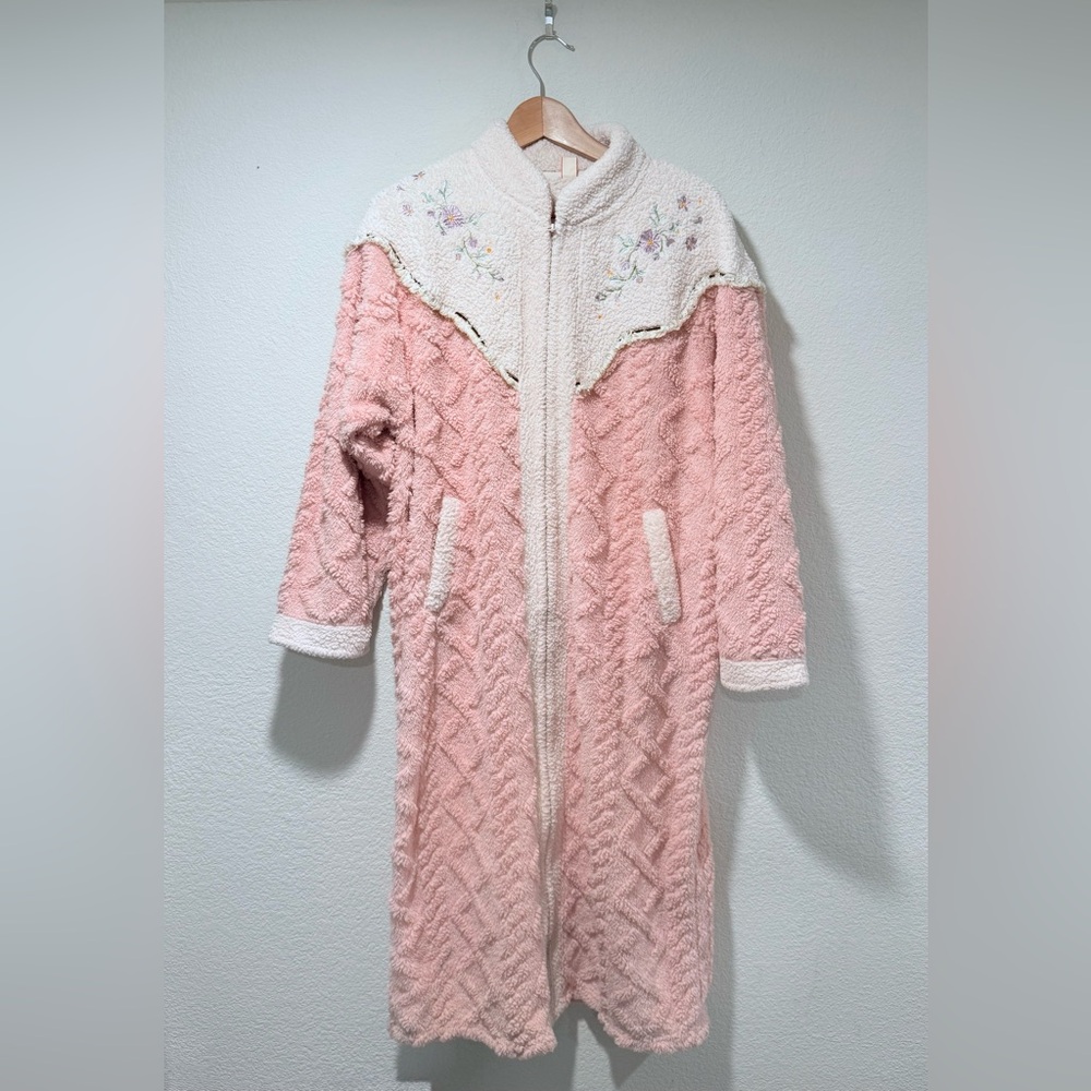 HELLOMAMMA Chenille Zip Up Coat